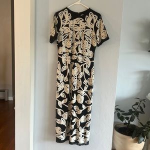 Evening maxi beaded dress